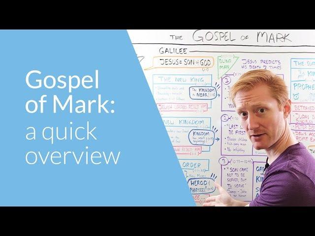 Gospel of Mark: a Quick Overview | Whiteboard Bible Study