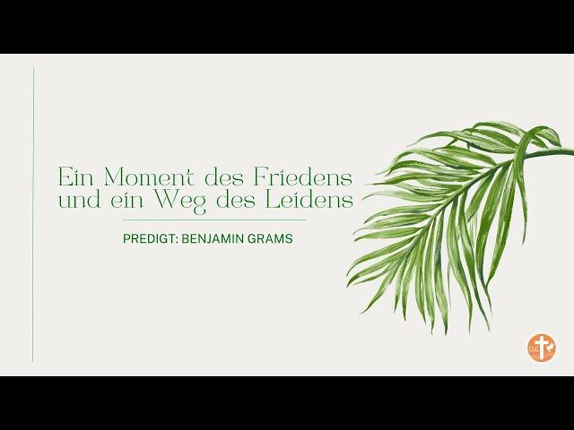 Ein Moment des Friedens und ein Weg des Leidens