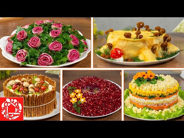 5 Salads for the New Year 2025! The most beautiful and delicious salads for the holiday table