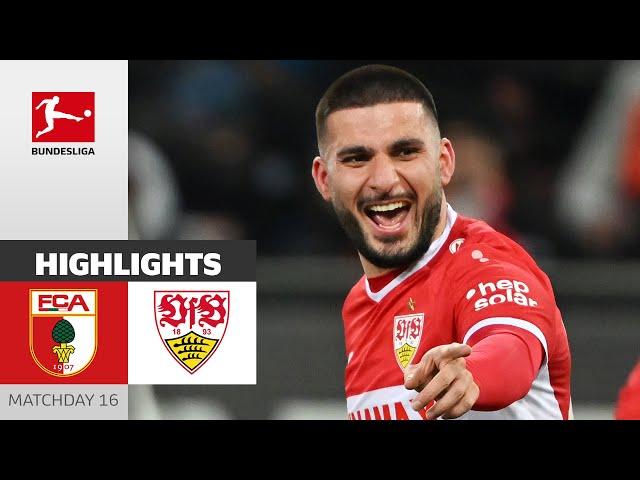 Undav Makes The Difference! | FC Augsburg - VfB Stuttgart | Highlights | MD 16 – Bundesliga 2024/25