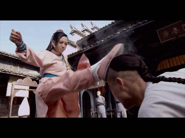 Kung Fu Movie! A martial arts master underestimates a female opponent and is instantly defeated!