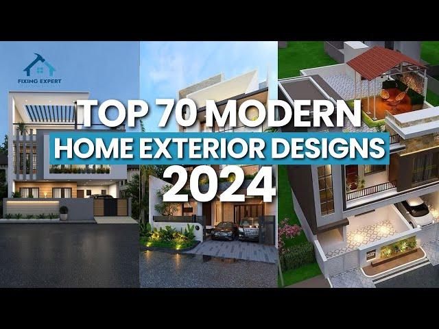 Top 70 Modern Home Exterior Design Ideas 2024 | Home Exterior Wall Painting and Tiles Design Ideas