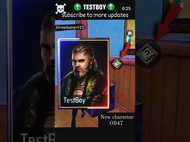 New Charector in free fire OB47 update #freefire #trending #shorts #new #update