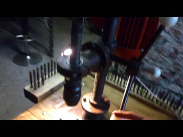 Homemade drill press, stupna bušilica