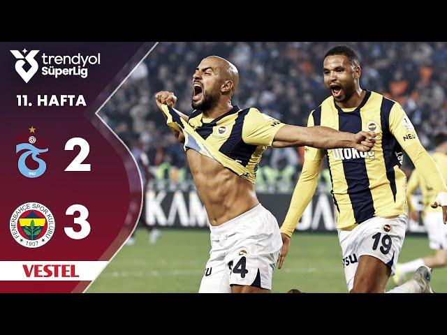 Vestel | Trabzonspor (2-3) Fenerbahçe - Highlights/Özet | Trendyol Süper Lig - 2024/25