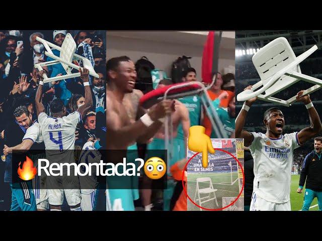 Remontada!Reason behind David Alaba’s “Chair Celebration” will SHOCK You!