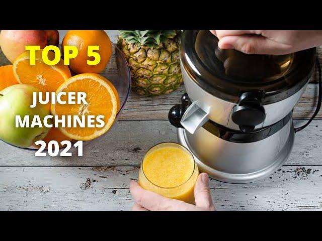 Top 5: Best Juicer Machines of 2021 | Cold Press Slow Masticating Juicer