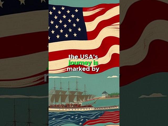 "History of the USA: From Revolution to Superpower  #HistoryFacts #USAJourney"