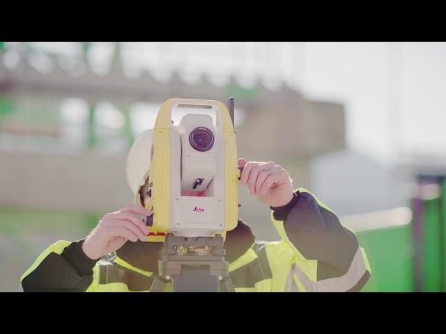 Leica iCON manual total stations – Take the no-strings approach to construction layout