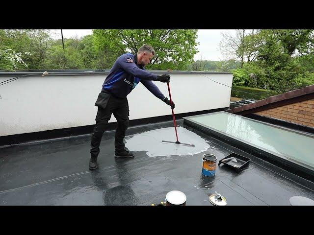 Bond It Roof Seal Liquid Roofing Membrane For Fixing Roof Leaks | Tutorial | How To Apply