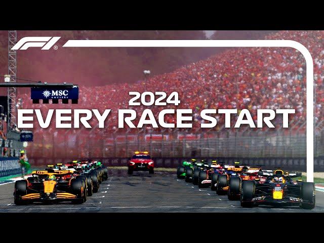 Season-Defining Overtakes & Big Clashes | Every Race Start of 2024