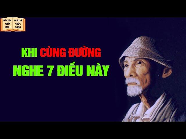 Khi cuộc sống rơi vào khó khăn bế tắc hãy nghe 7 điều này