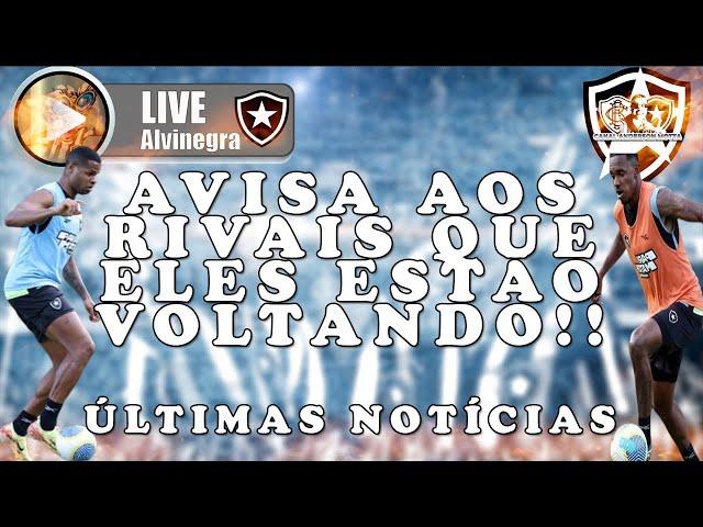 LIVE ALVINEGRA RAIZ - JEFFINHO E JUNIOR SANTOS TREINAM NORMALMENTE!!!ÚLTIMAS NOTÍCIAS DO FOGÃO!