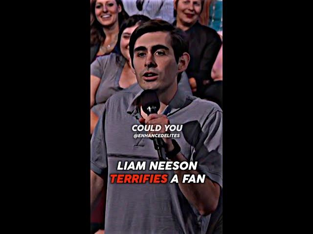 Liam Neeson THREATENS A Fan On The Jimmy Kimmel Show #shorts
