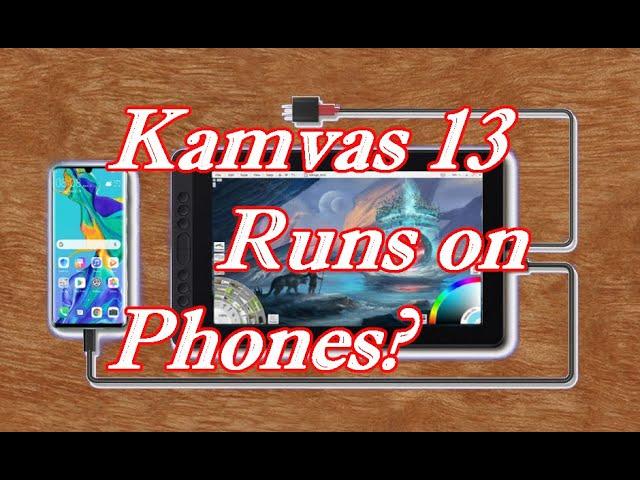 Review Kamvas 13 USB C to USB C Phone Compatibility