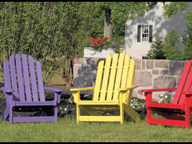 Recycled outdoor furniture