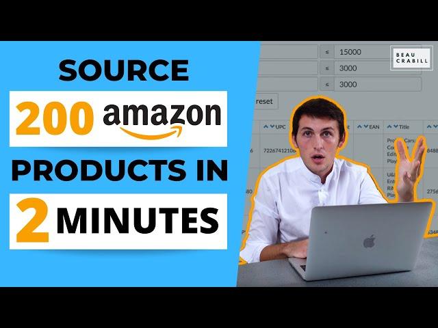 I Source 200 Products In 2 MINUTES - AMAZON FBA SELLER