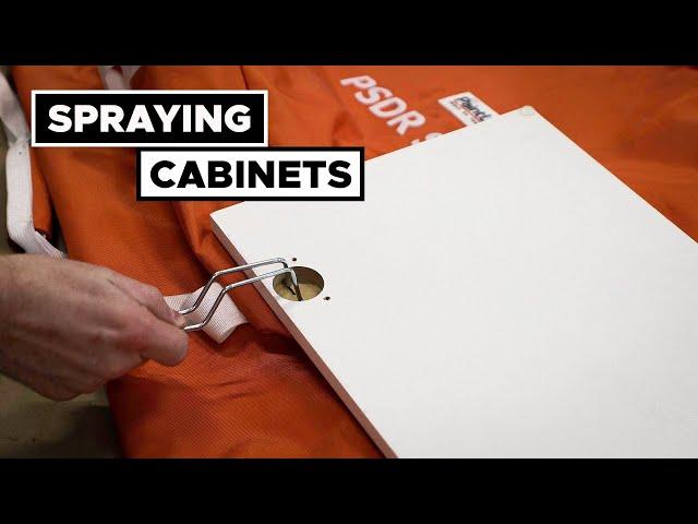 Make Cabinet Door Spraying EASY?