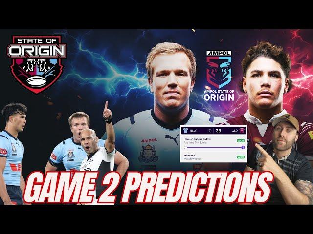 State Of Origin 2024 Game 2 Predictions & Tips 