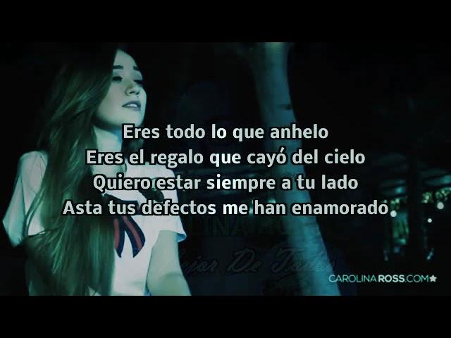 Eres todo lo que anhelo.