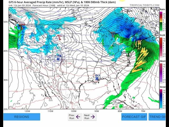 MAJOR BLIZZARD   First Small Snowstorm Jan 7 2024 then Major Snow Bomb Sun Jan 14 2024