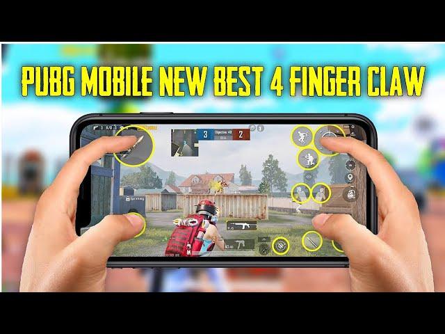 4 finger claw settings pubg mobilenew best layout & sensitivity settings️