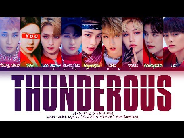 Stray Kids (스트레이 키즈) 'THUNDEROUS (소리꾼)' - You As A Member [Karaoke Ver.] || 9 Members Ver.