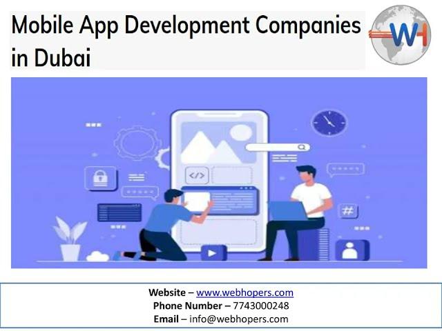 Mobile App Development Companies in Dubai