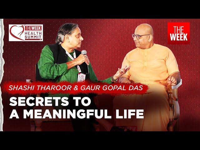 Shashi Tharoor and Gaur Gopal Das on healing and finding meaning in today's world @GaurGopalDas