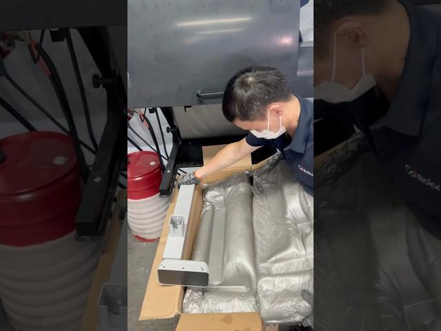 Direct drive slider foam packaging buffer to prevent transportation damage.