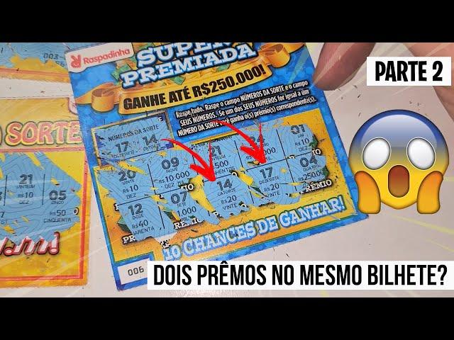   GANHEI DUAS VEZES NA MESMA RASPADINHA ?  ( LOTERIA ) parte 2