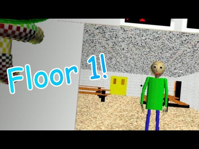 Baldi's Basics Plus Early Access. Floor 1