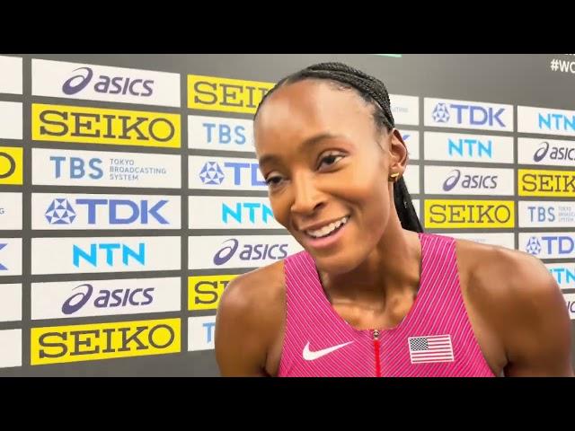 Dalilah Muhammad Reacts To Not Advancing To World Champs 400m Hurdles Final