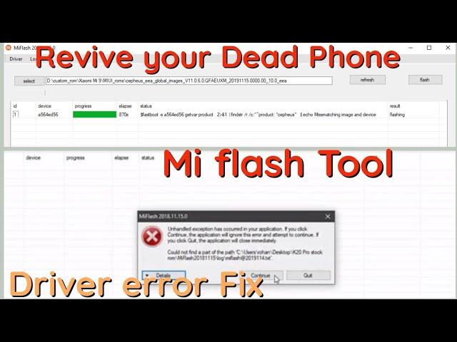 How To Use Mi flash tool and miui Rom Any Redmi device //Mi Flash Tool driver Can Not Install Fix