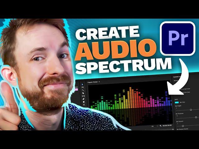 How to Make Audio Spectrum in Premiere Pro under 5 MINUTES!!