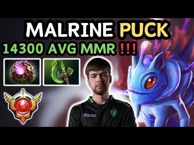  7.37d Malrine PUCK Midlane Highlights With RADDAN  RANK 5 Malr1ne Grandmaster Tier - Dota 2