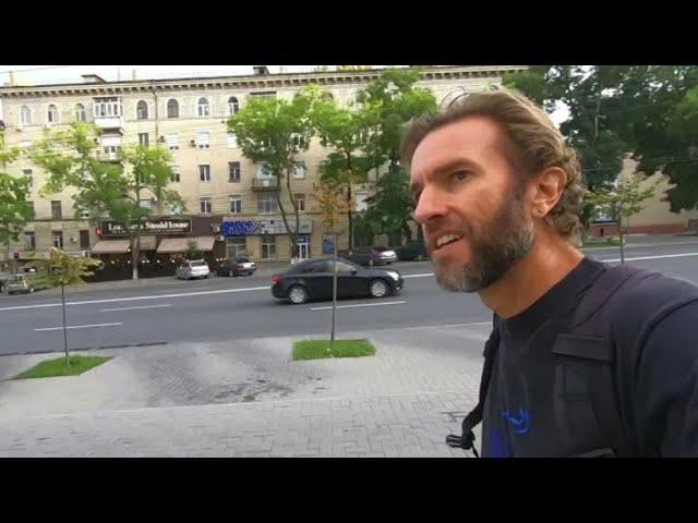 Walking Through the Streets of Chisinau, Moldova