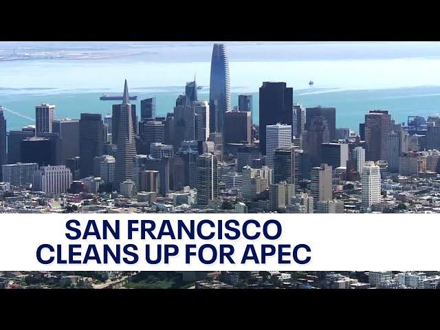 San Francisco cleans up streets ahead of APEC conference