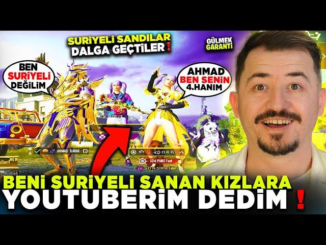 BENİ SURİYELİ SANIP ALAY EDEN KIZLARA YOUTUBERİM DEDİM - PUBG MOBİLE TROLL