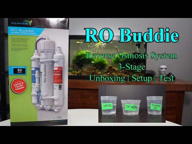 Aquatic Life RO Buddie | Reverse Osmosis System | 50GPD Unboxing | How to Setup