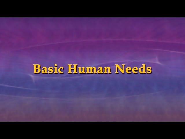 Basic Human Needs