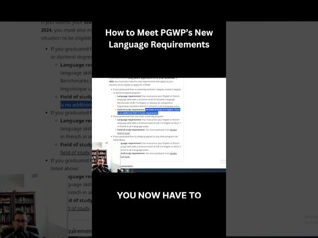 How to Meet PGWP’s New Language Requirements | The Visto Show