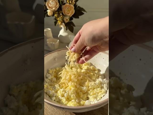 нежнейшие конвертики с творогом и сыром