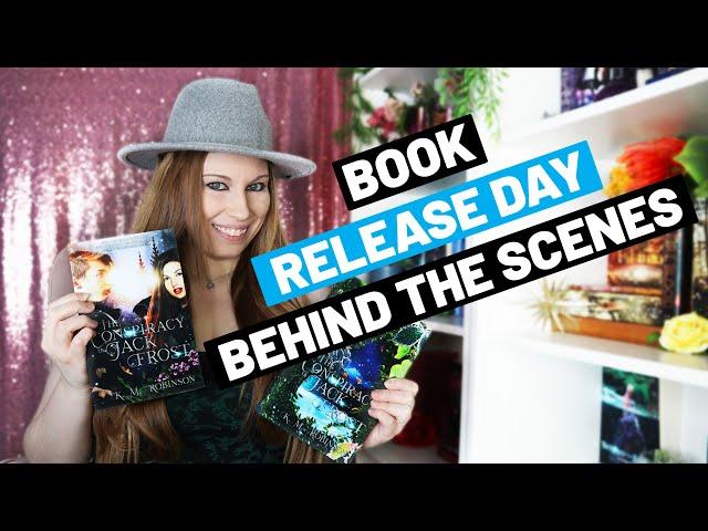 Author Vlogs Book Release Day Behind The Scenes