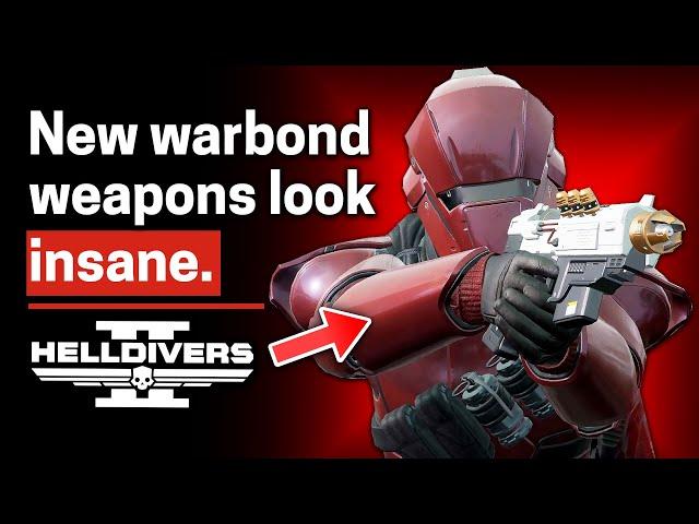 Helldivers 2 NEW Warbond Weapons REVEALED! - Truth Enforcers