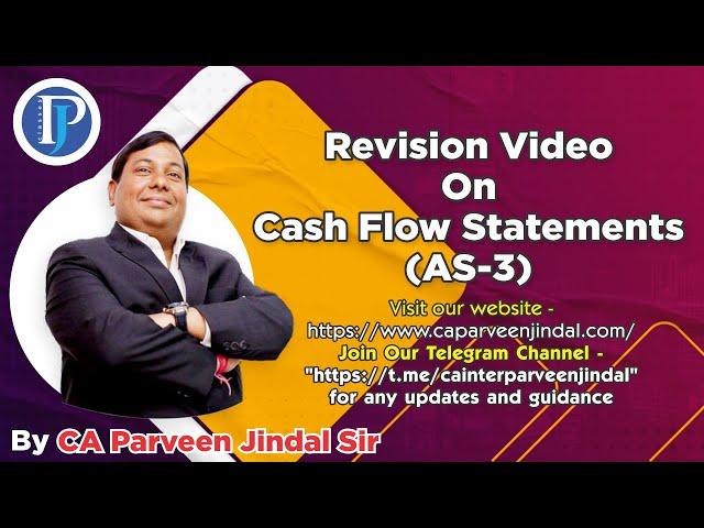 Revision Video On Cash Flow Statements (AS- 3)