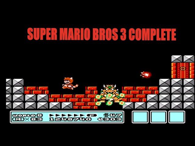 SUPER MARIO BROS 3 - PLAY IT THROUGH (ALL LEVELS)