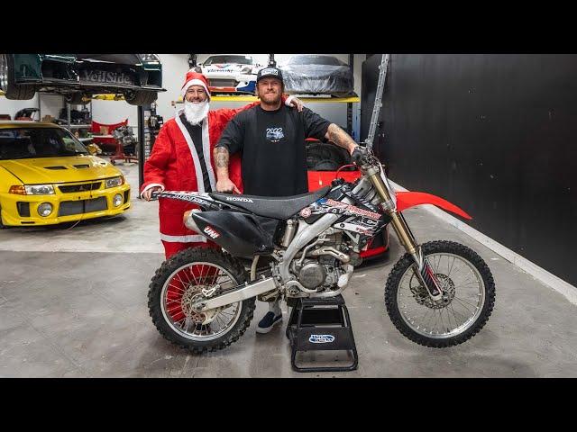 Surprising Dillon With a New Motorcycle for Christmas!