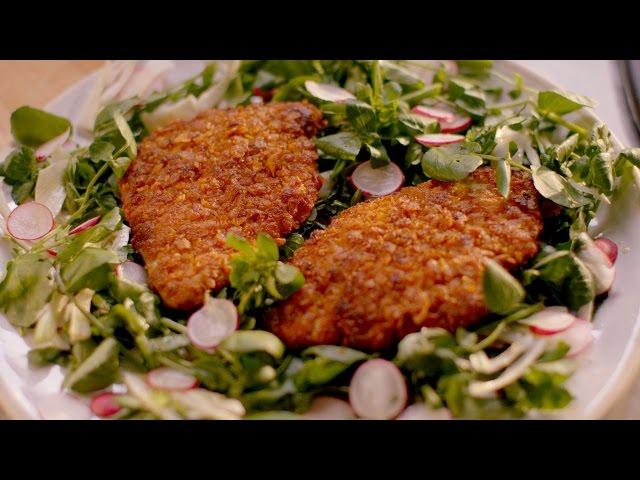 Crunchy chicken cutlets recipe - Simply Nigella: Episode 2 - BBC