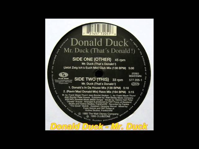 Donald Duck - Mr. Duck (That's Donald!)(Jetzt Zeig Ich 's Euch Mix) (Euro Club Mix)